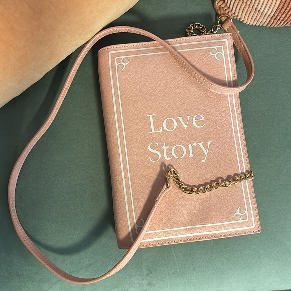 LC Lauren Conrad Pink "Love Story" Crossbody Bag